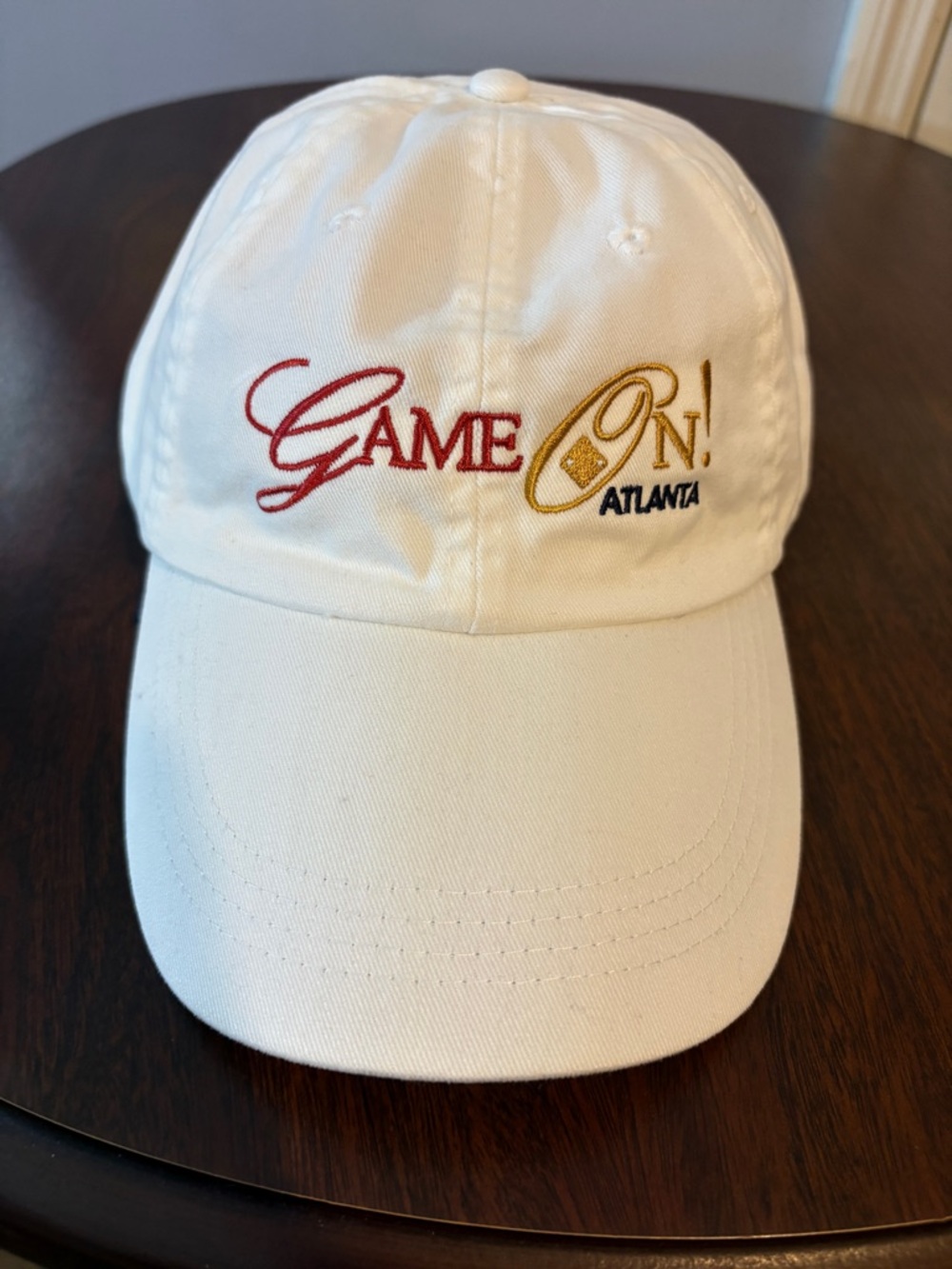 Game On! Atlanta White Baseball Cap